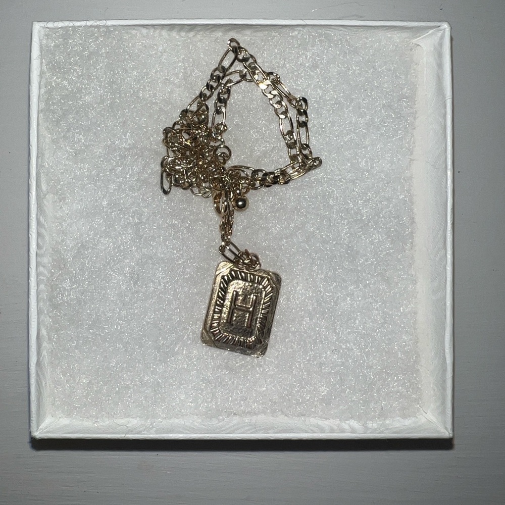 Kittenish H Necklace